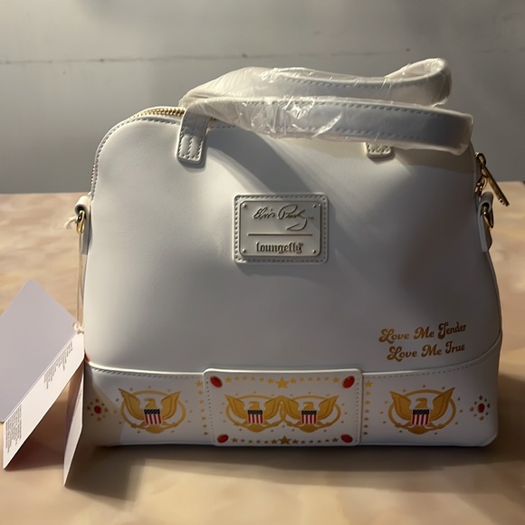 Loungefly Elvis Presley Aloha Jumpsuit Cosplay Crossbody Bag - Picture 4 of 10